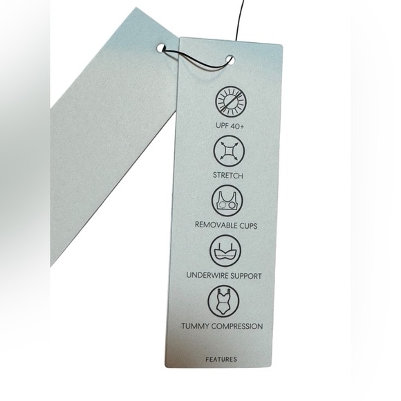 DKNY Ruffle Plunge Tummy Control Swimsuit - Picture 11 of 13